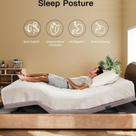 BAYCLARA Adjustable Bed Frame with Massage