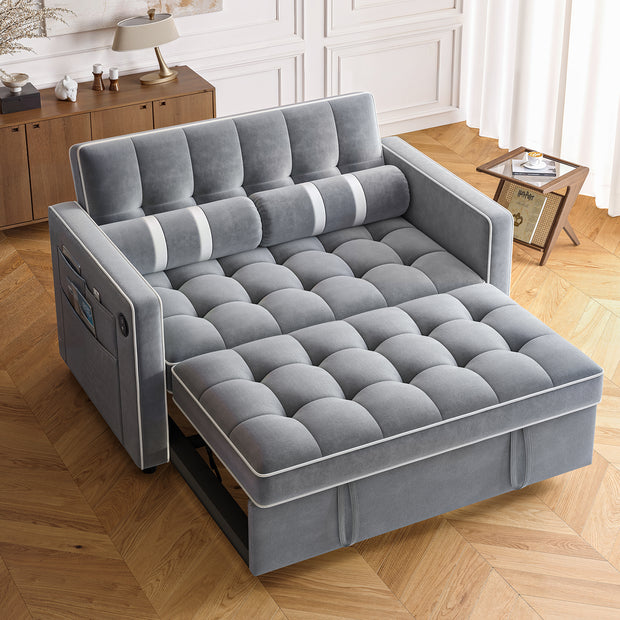 BAYCLARA 3-in-1 Sleeper Sofa Bed - Grey