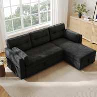 Bayclara Compact Luxury Sectional Sofa Bed