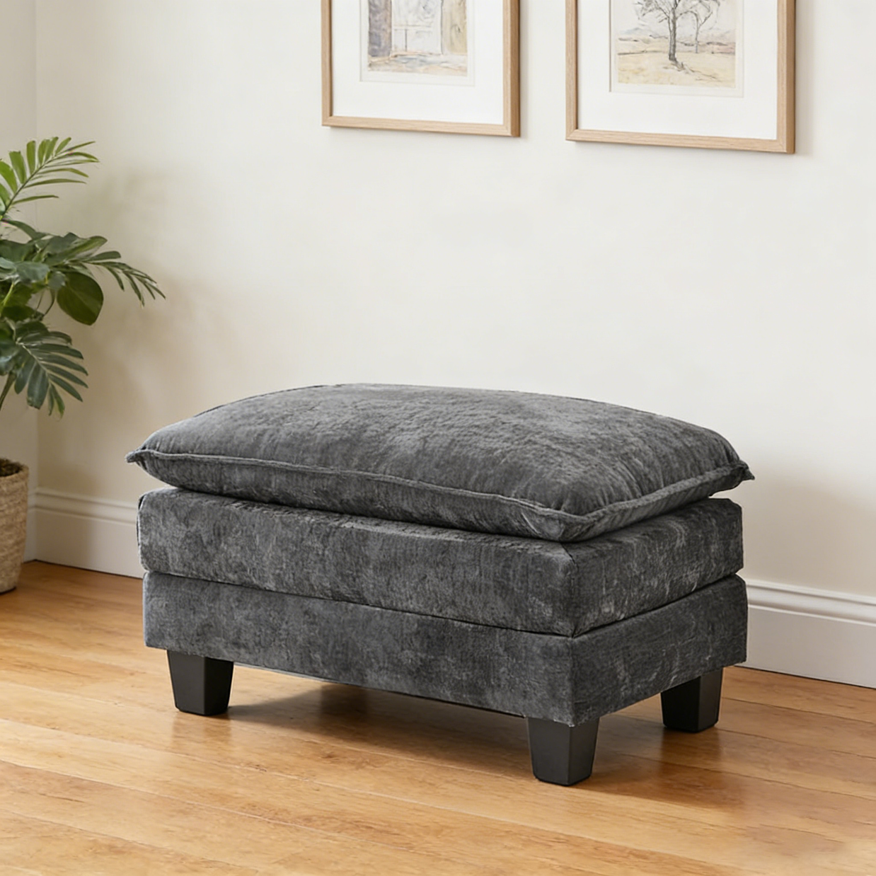 BAYCLARA 111.5“ U Shaped Modular Chenille Sectional Sofa Couch