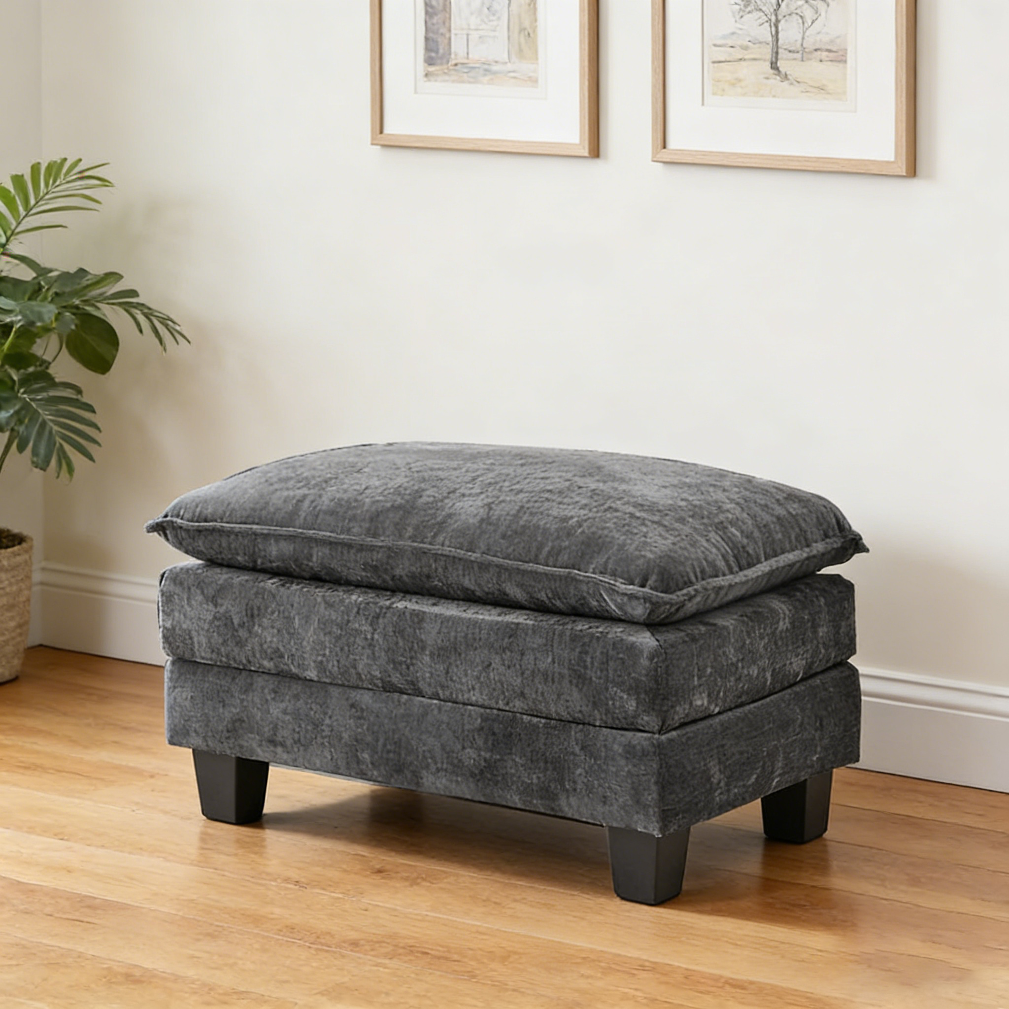 BAYCLARA 111.5“ U Shaped Modular Chenille Sectional Sofa Couch