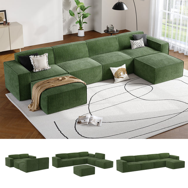 BAYCLARA Urban Nest Modular Sofa - Green