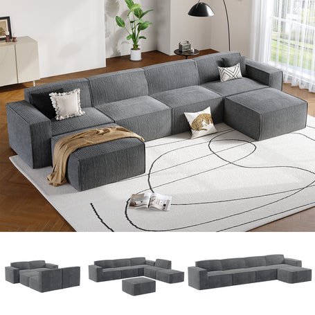BAYCLARA Urban Nest Modular Sofa - Grey