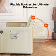 BAYCLARA 3-in-1 Sleeper Sofa Bed