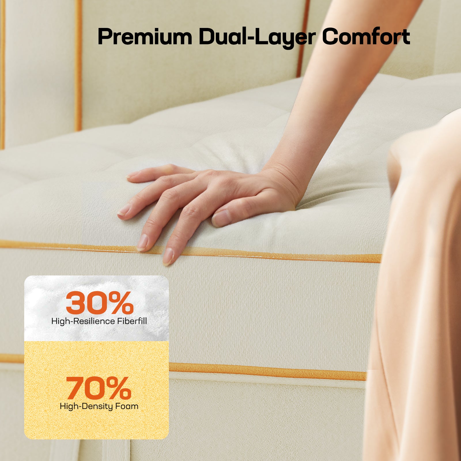 BAYCLARA 3-in-1 Sleeper Sofa Bed