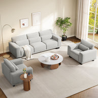 BAYCLARA Minimal Sectional Couch - Grey