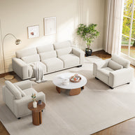 BAYCLARA Minimal Sectional Couch - White