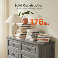 BAYCLARA Pearl Dresser,6 Drawer