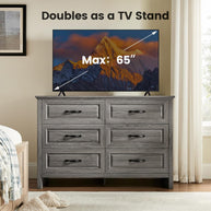 BAYCLARA Pearl Dresser,6 Drawer