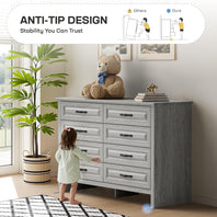 BAYCLARA Pearl Dresser,8 Drawer