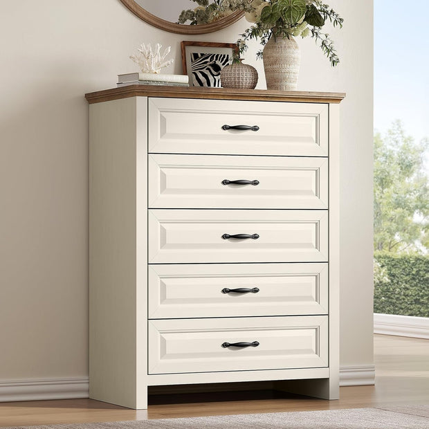 BAYCLARA Pearl Dresser,5 Drawer