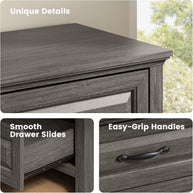 BAYCLARA Pearl Dresser,5 Drawer