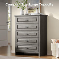 BAYCLARA Pearl Dresser,5 Drawer