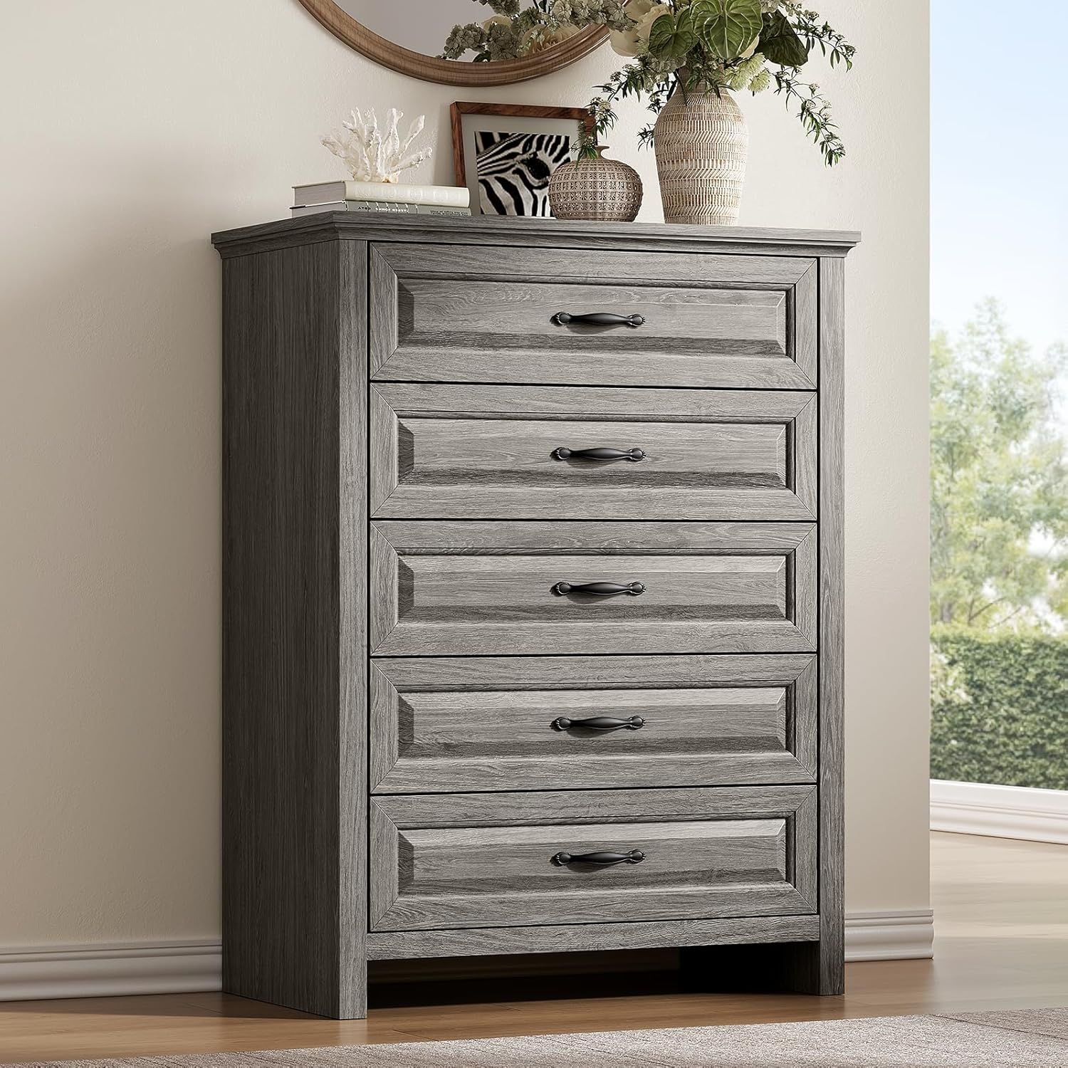 BAYCLARA Pearl Dresser,5 Drawer