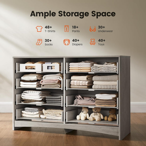 BAYCLARA Urban Dresser,8 Drawer