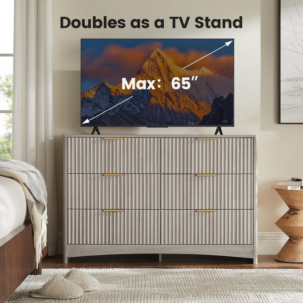 BAYCLARA Urban Dresser,6 Drawer