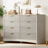BAYCLARA Urban Grey Dresser,5–8 Drawer Storage Chest