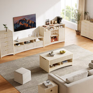BAYCLARA Urban Oak Dresser,5–8 Drawer Storage Chest