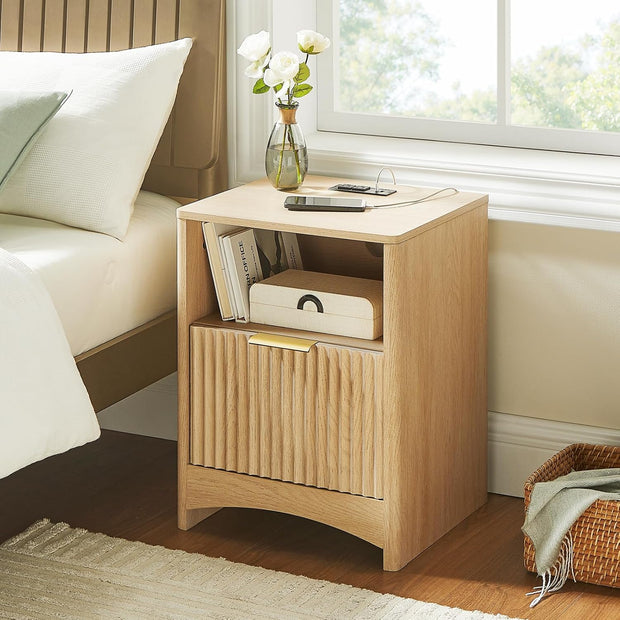 BAYCLARA Urban Oak Nightstand