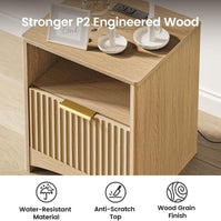 BAYCLARA Urban Oak Nightstand