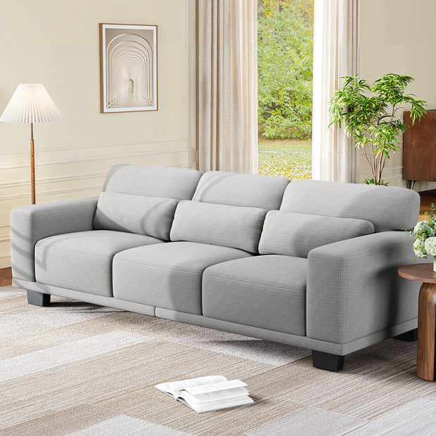 BAYCLARA Minimal Sectional Couch - Grey