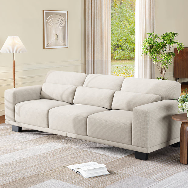 BAYCLARA Minimal Sectional Couch - White