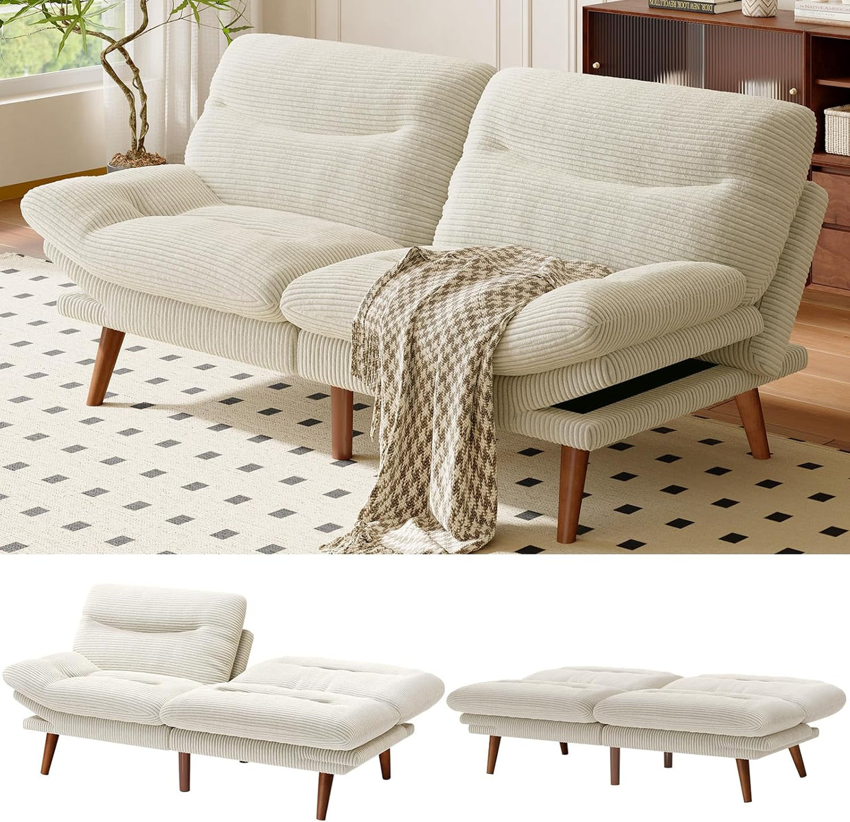 BAYCLARA Sofa Bed for Small Spaces