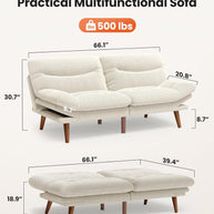 BAYCLARA Sofa Bed for Small Spaces