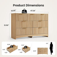 BAYCLARA Urban Dresser,7 Drawer