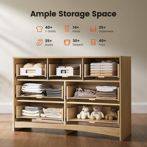 BAYCLARA Urban Dresser,7 Drawer