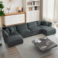 BAYCLARA Modular Chenille Sectional Sofa