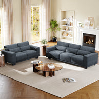 BAYCLARA Minimal Sectional Couch - Blue