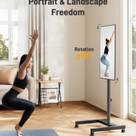 BAYCLARA Floor TV Stand with Mount for 26-50'' TVs