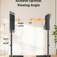 BAYCLARA Floor TV Stand with Mount for 26-50'' TVs