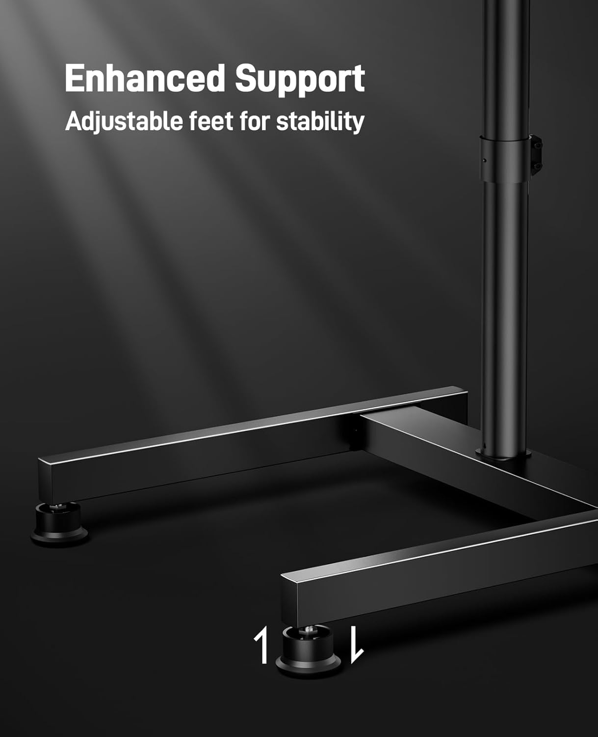 BAYCLARA Floor TV Stand with Mount for 26-50'' TVs