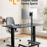 BAYCLARA Floor TV Stand with Mount for 26-50'' TVs