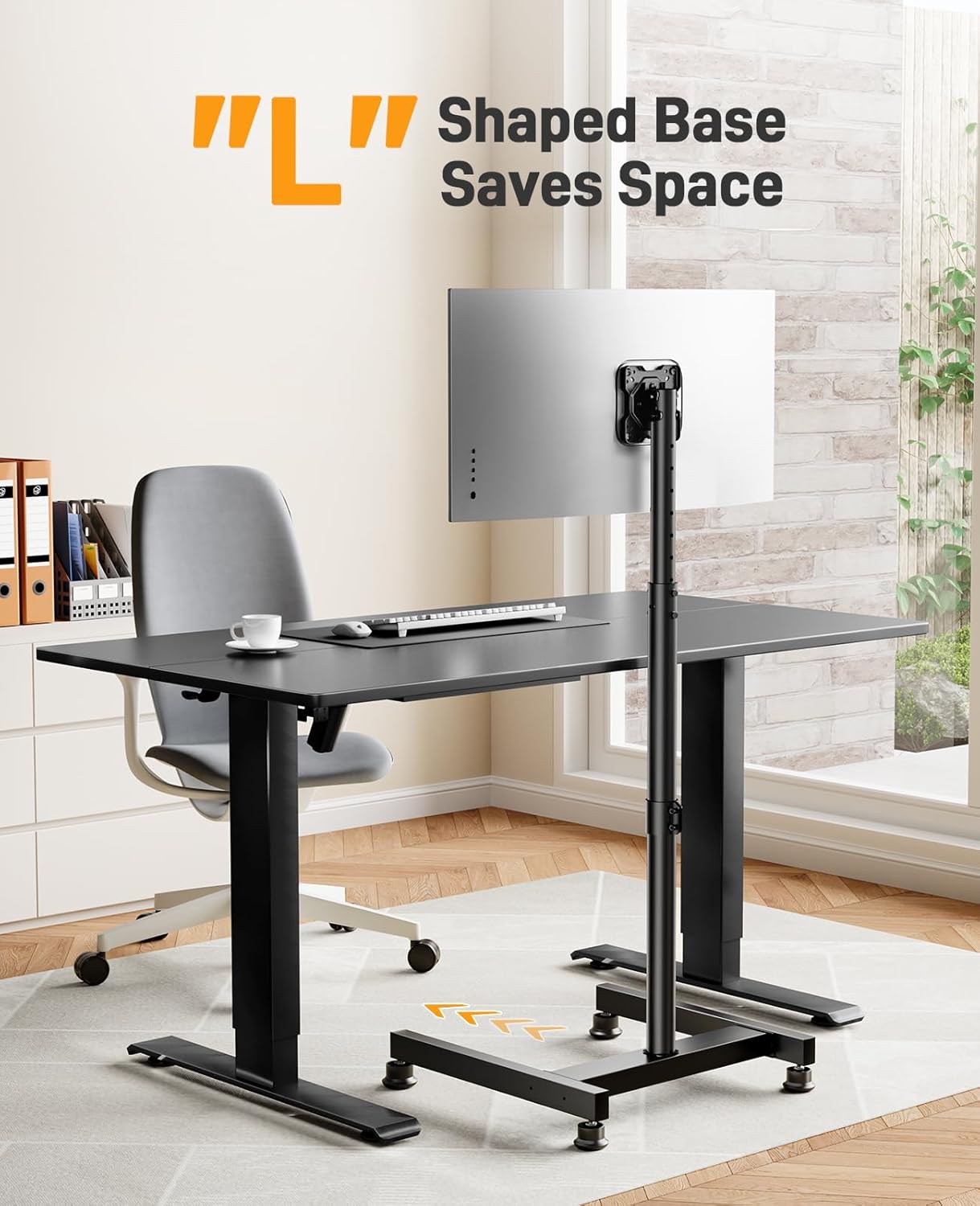 BAYCLARA Floor TV Stand with Mount for 26-50'' TVs