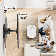 BAYCLARA Full Motion TV Wall Mount for 42-85'' TV