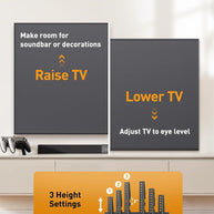 BAYCLARA Full Motion TV Wall Mount for 32-69'' TV