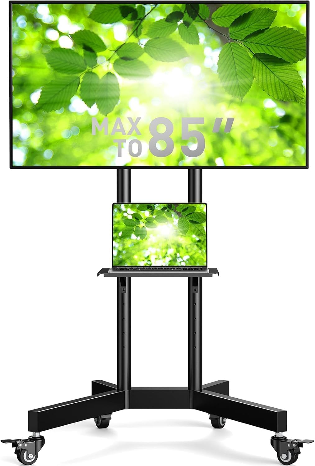 BAYCLARA  Rolling TV Stand for 32-85'' Screens