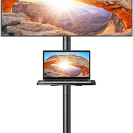 BAYCLARA Rolling TV Stand for 23-60'' LED Flat Screen/Curved TVs