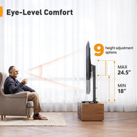 BAYCLARA  Universal Swivel TV Stand Base for 32–70'' TV