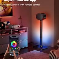 BAYCLARA Speaker Stands Pair Sonicbeam™ with RGB Lighting for Sonos Era 300