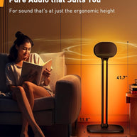 BAYCLARA Speaker Stands Pair Sonicbeam™ with RGB Lighting for Sonos Era 300
