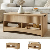 BAYCLARA Oak Lift Top Coffee Table