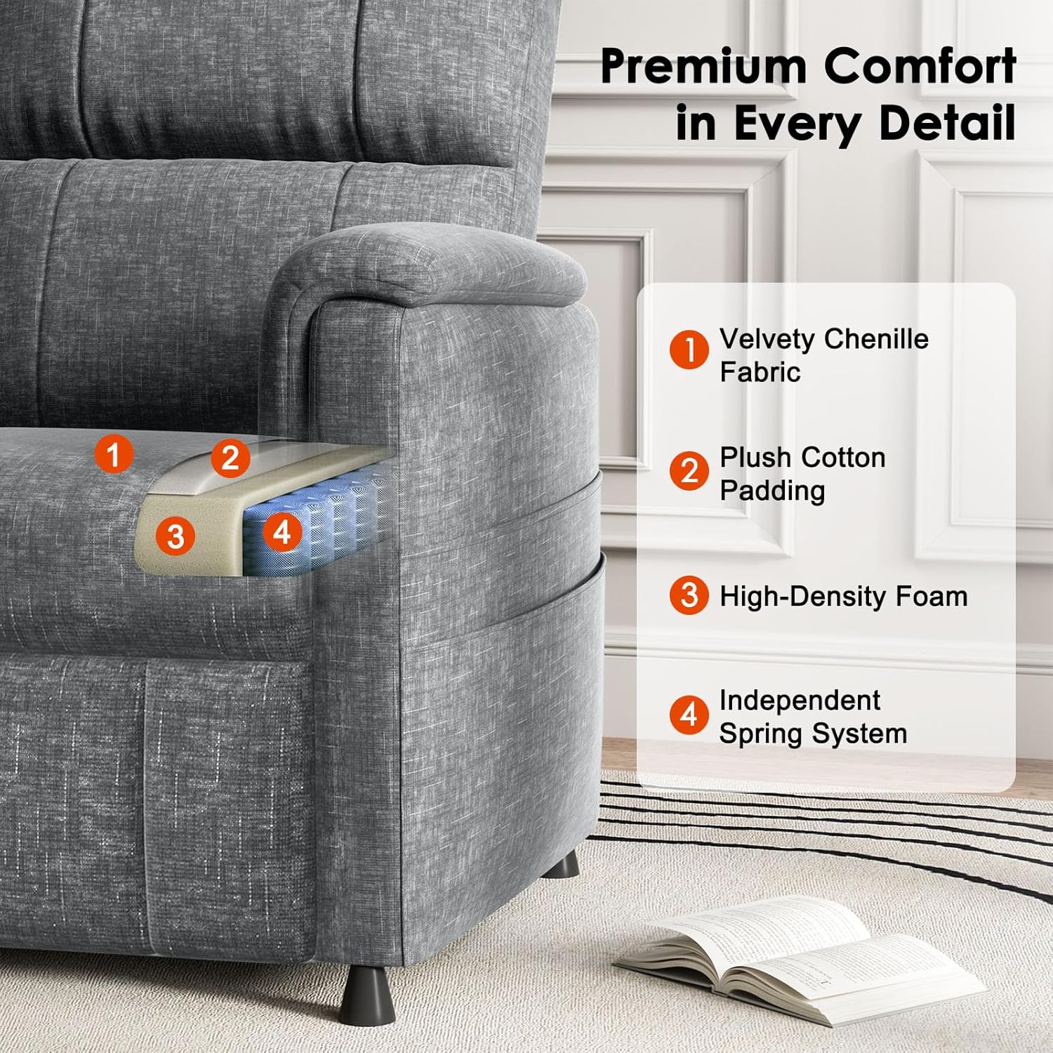 BAYCLARA Power Recliner Chair